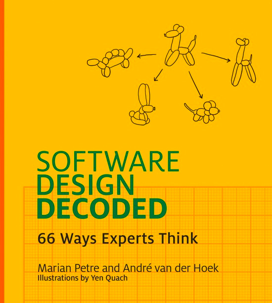 Jacket cover for the book "Software Design Decoded"