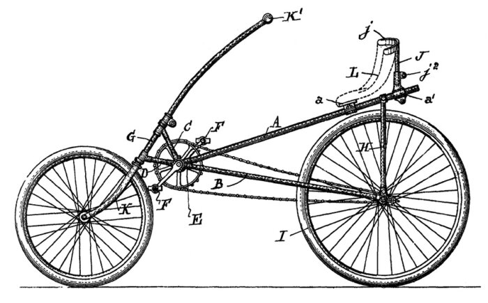 Recumbent bike sale design