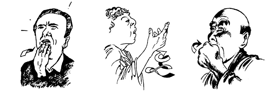 An Illustrated Guide To Mouth Gestures And Their Meanings Around The 