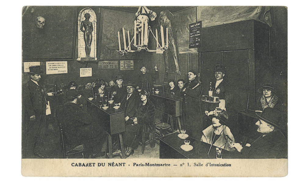From 1892 until 1954, three cabaret-restaurants in the Montmartre district of Paris captivated tourists with their grotesque portrayals of death in th