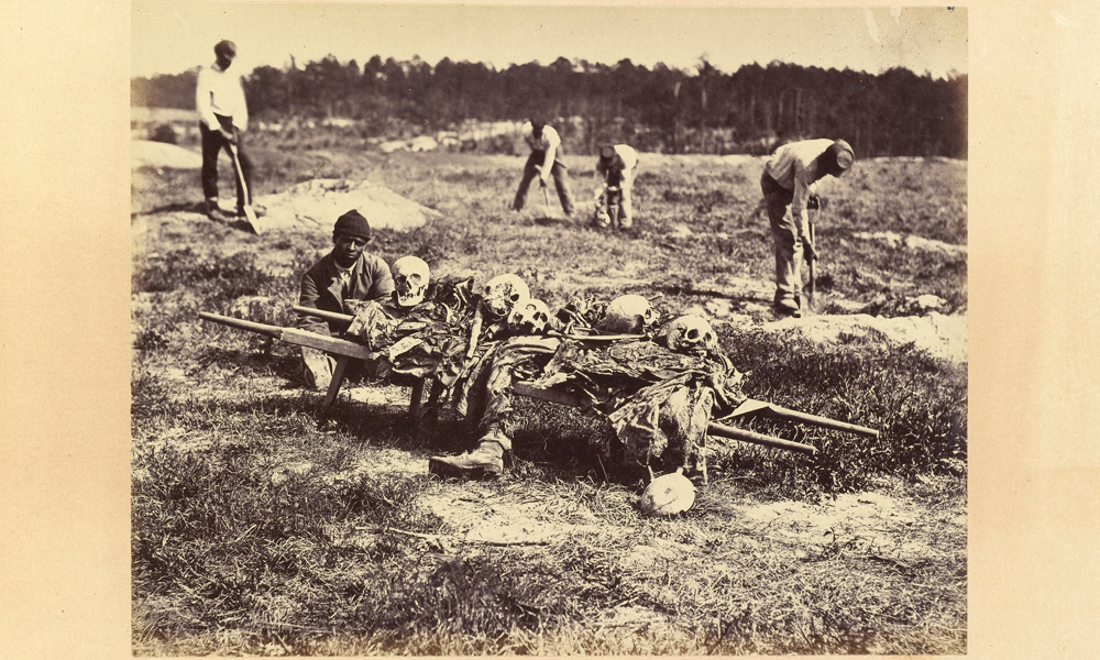 内战照片中黑人士兵的缺席令人印象深刻